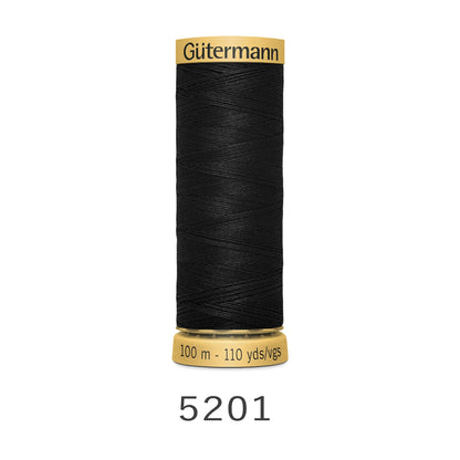 Gutermann Natural Cotton Thread 100m 5201