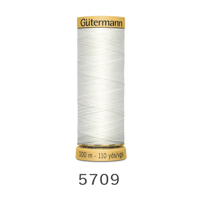 Gutermann Natural Cotton Thread 100m 5709