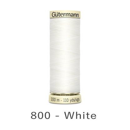 Gutermann Sew-All Thread 100m 800 White