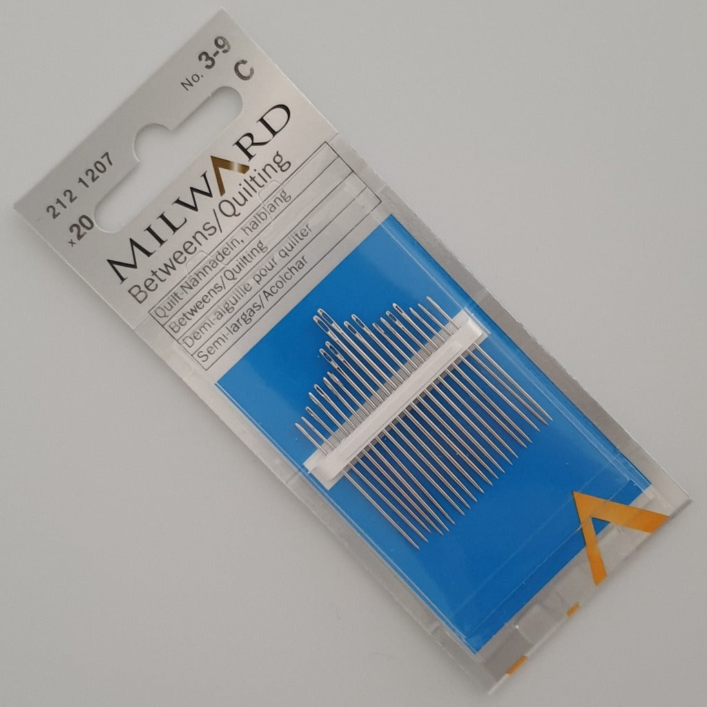 Milward Betweens Quilting Needles Size 3 - 9