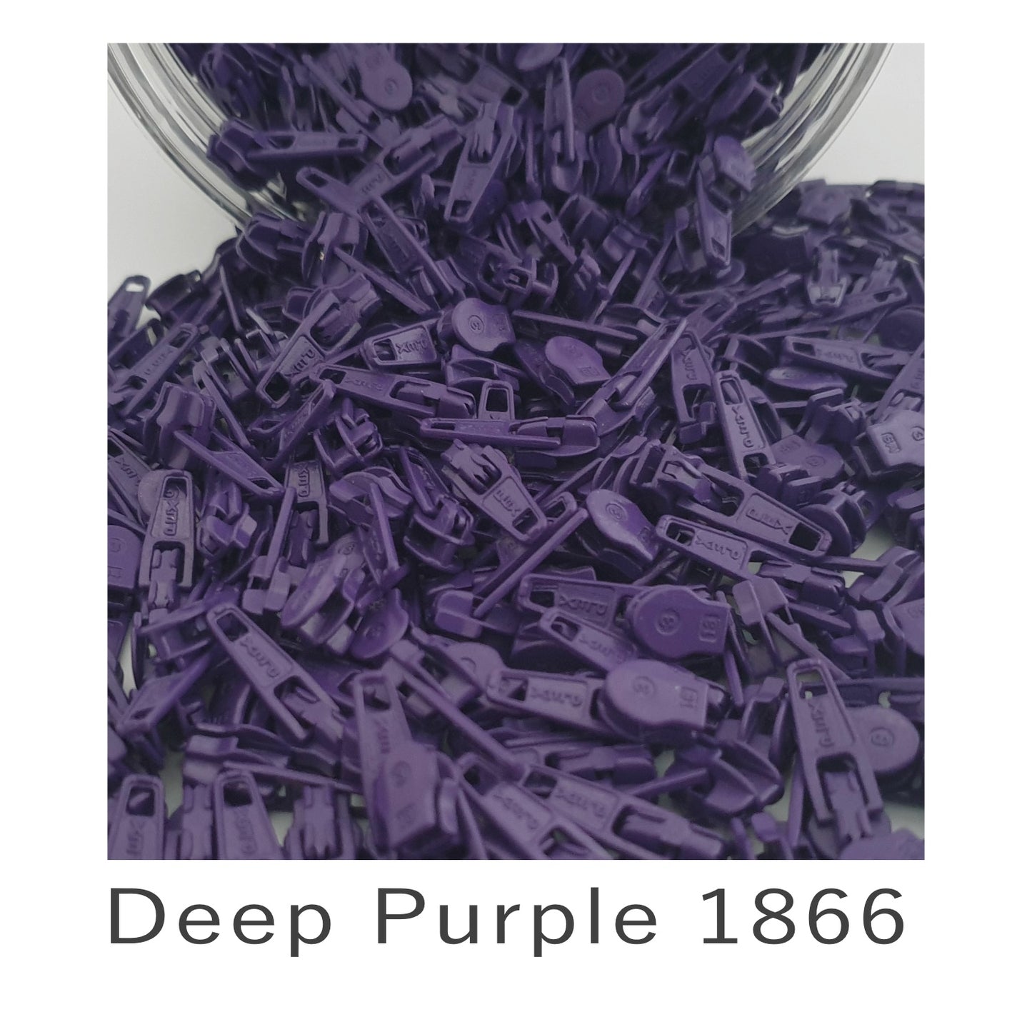 No.3 Auto Lock Zip Slider Deep Purple