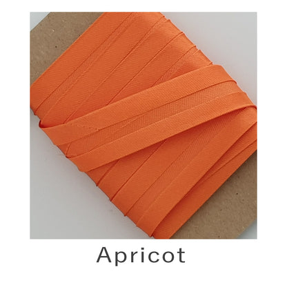 Acetate Satin Bias Binding Apricot