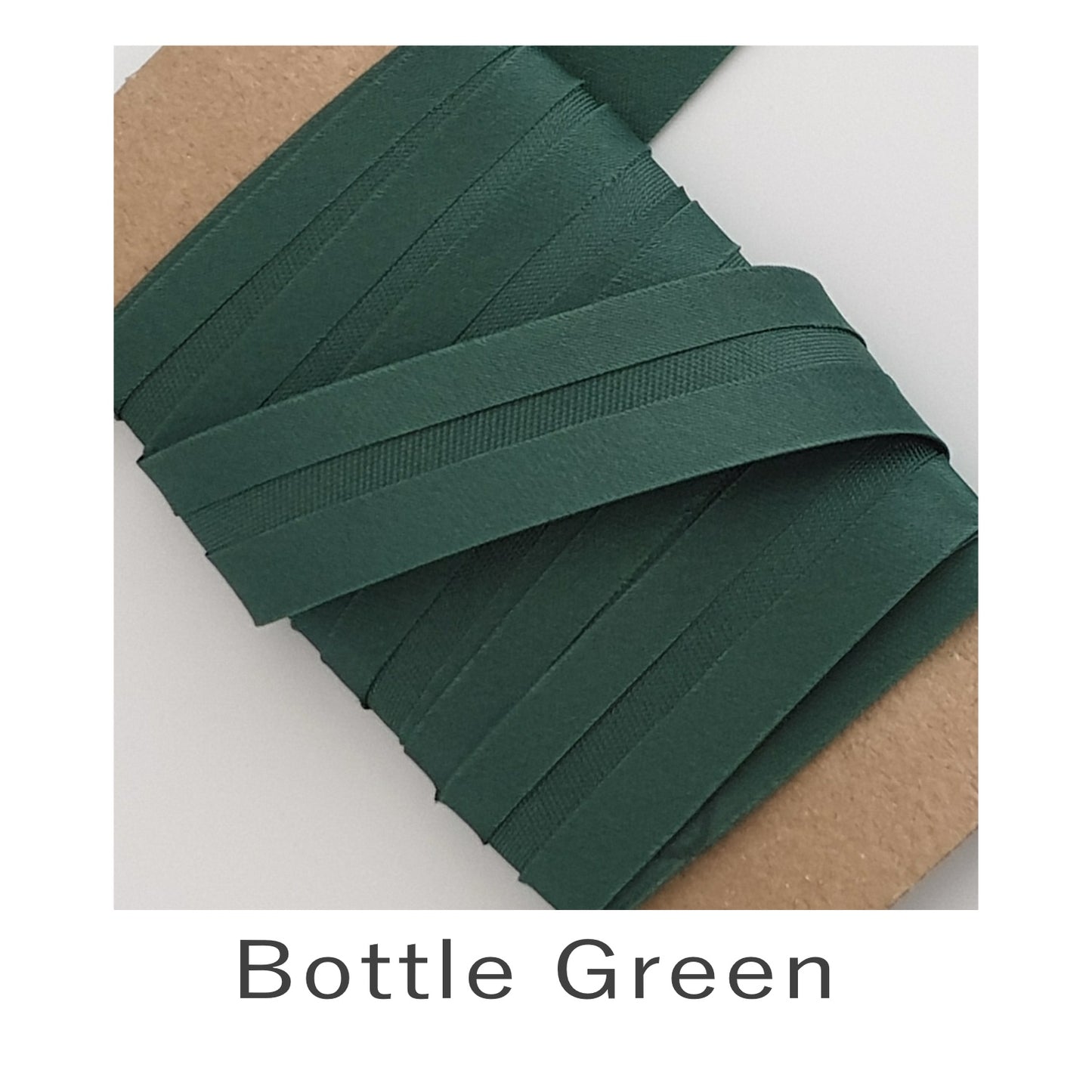 Acetate Satin Bias Binding Bottle Green