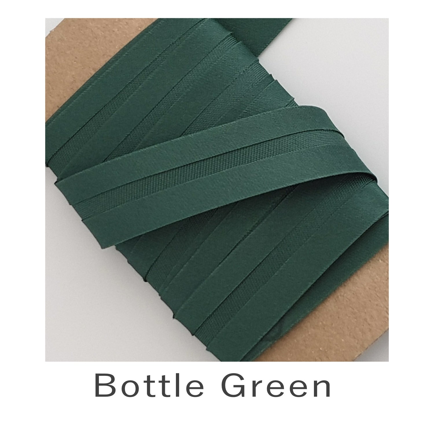 Acetate Satin Bias Binding Bottle Green