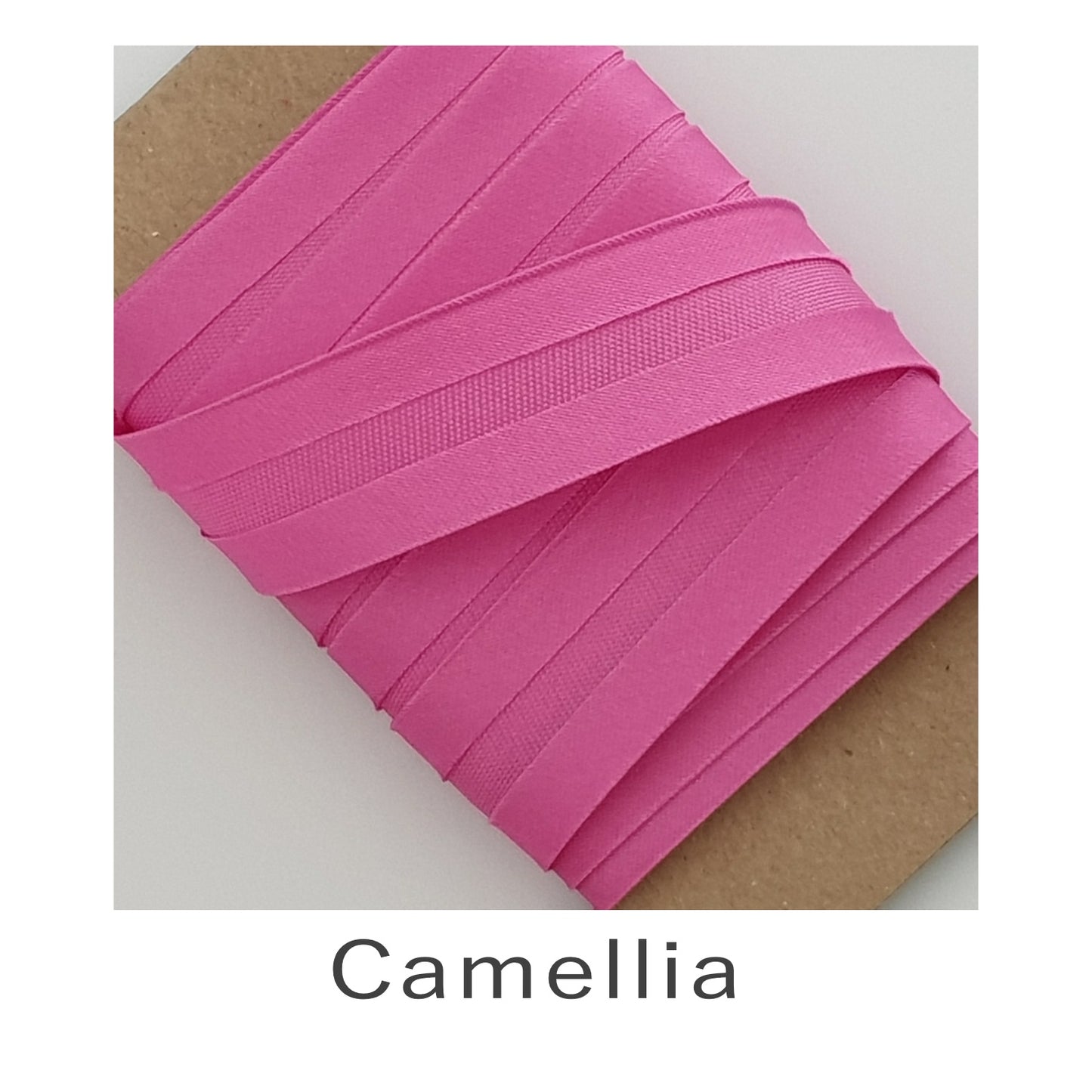 Acetate Satin Bias Binding Camellia