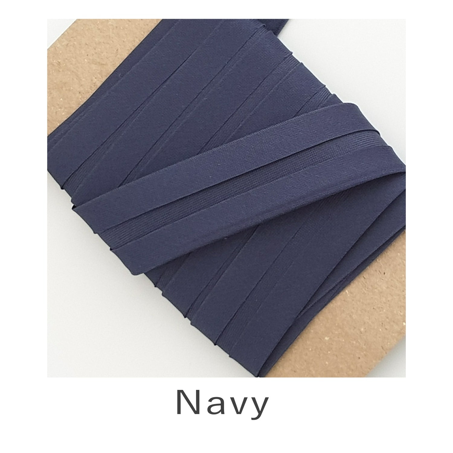 Acetate Satin Bias Binding Navy