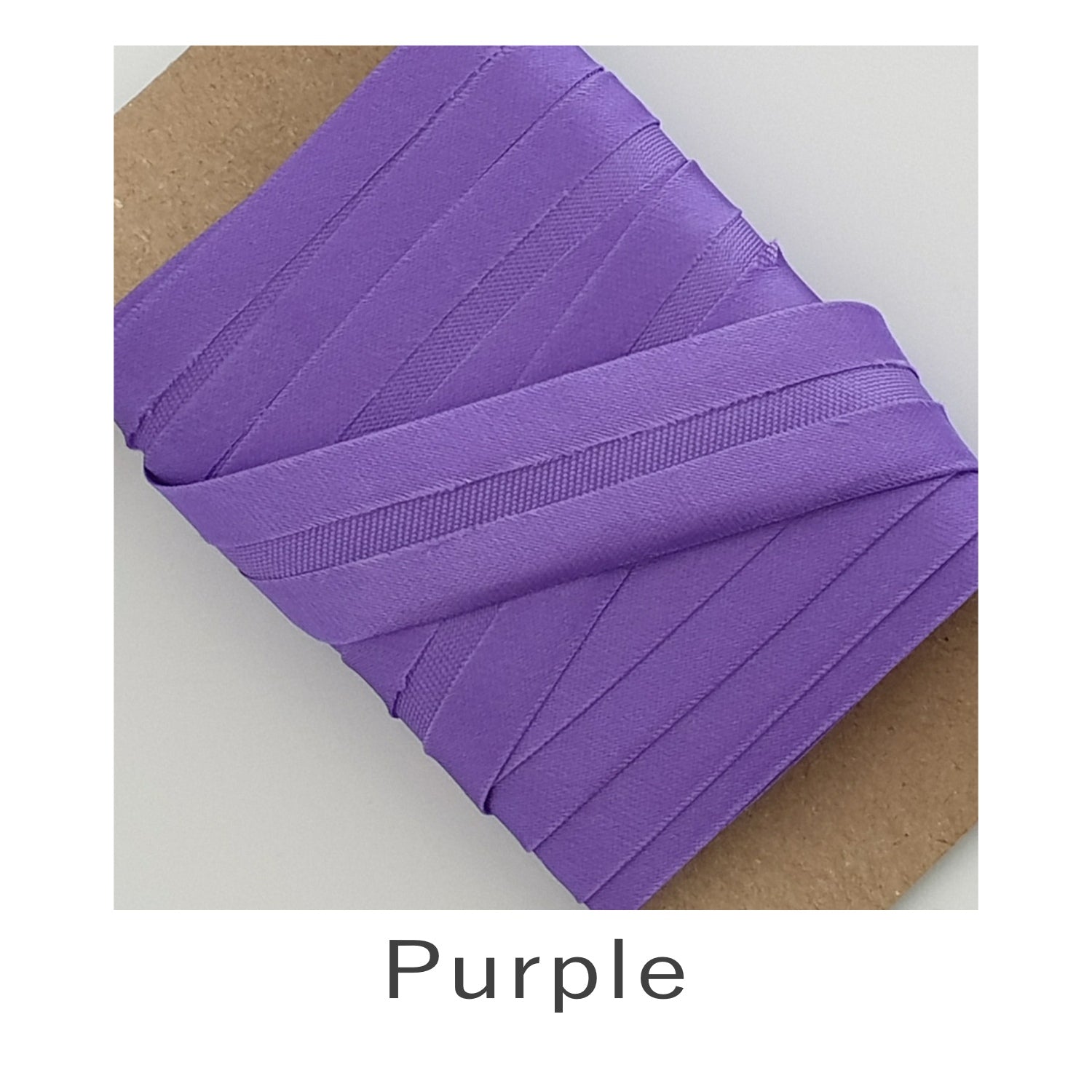 Acetate Satin Bias Binding Purple