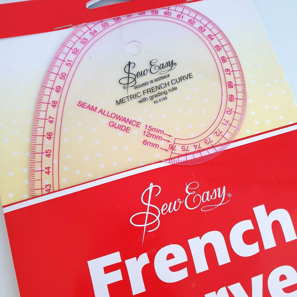 Sew Easy French Curve Ruler Metric